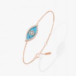 Messika - Lucky Eye Turquoise Bracelet Pink Gold  